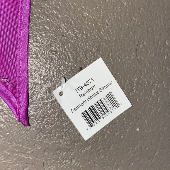 Rainbow flags 3 piece set large medium and small decor decoration outdoor NEW - Picture 4 of 4